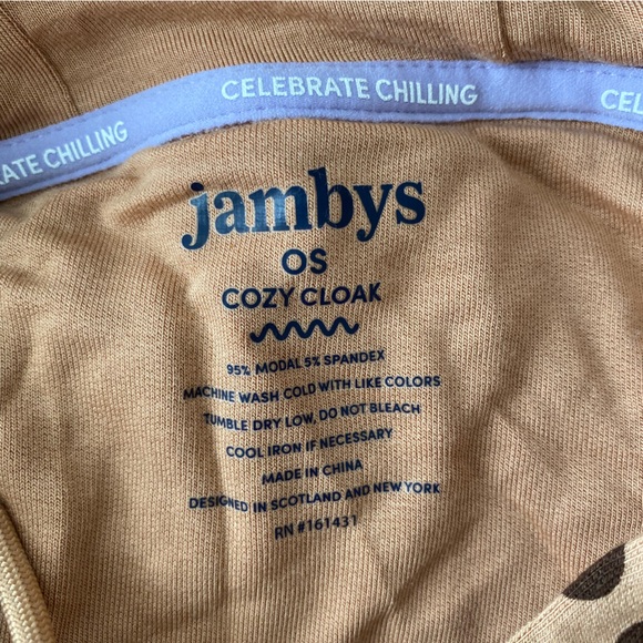 NEW Jambys Leopard Print Wearable Blanket Hoodie COZY CLOAK Unisex One Size OS - Picture 9 of 10